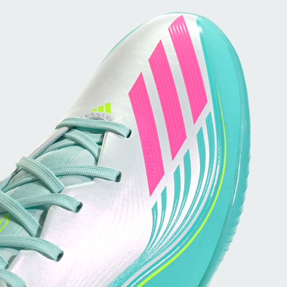 adidas F50 League TF Turf Shoes MESSI - FTWhite/ Lucid Pink/ Flash Aqua