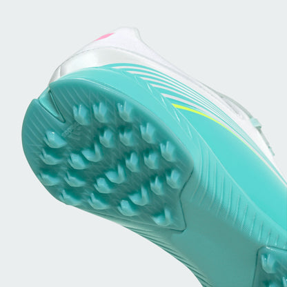 adidas F50 League TF Turf Shoes MESSI - FTWhite/ Lucid Pink/ Flash Aqua