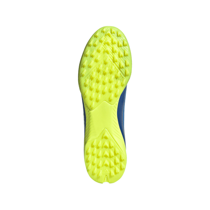 adidas F50 League Messi TF Turf Soccer Cleats- Team Royal Blue/Solar Yellow/Semi Blue Burst