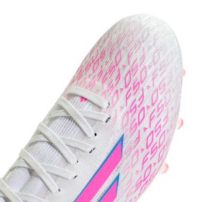 adidas F50 Sparkfusion Pro FG Women’s Firm Ground Soccer Cleat - Cloud White / Lucid Pink / Cloud White