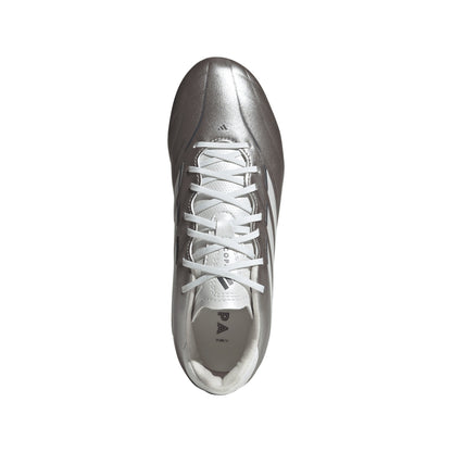 adidas Copa Pure IV League Junior FG Firm Ground Soccer Cleats-Taupe Metallic/ Zero Metallic / Night Metallic