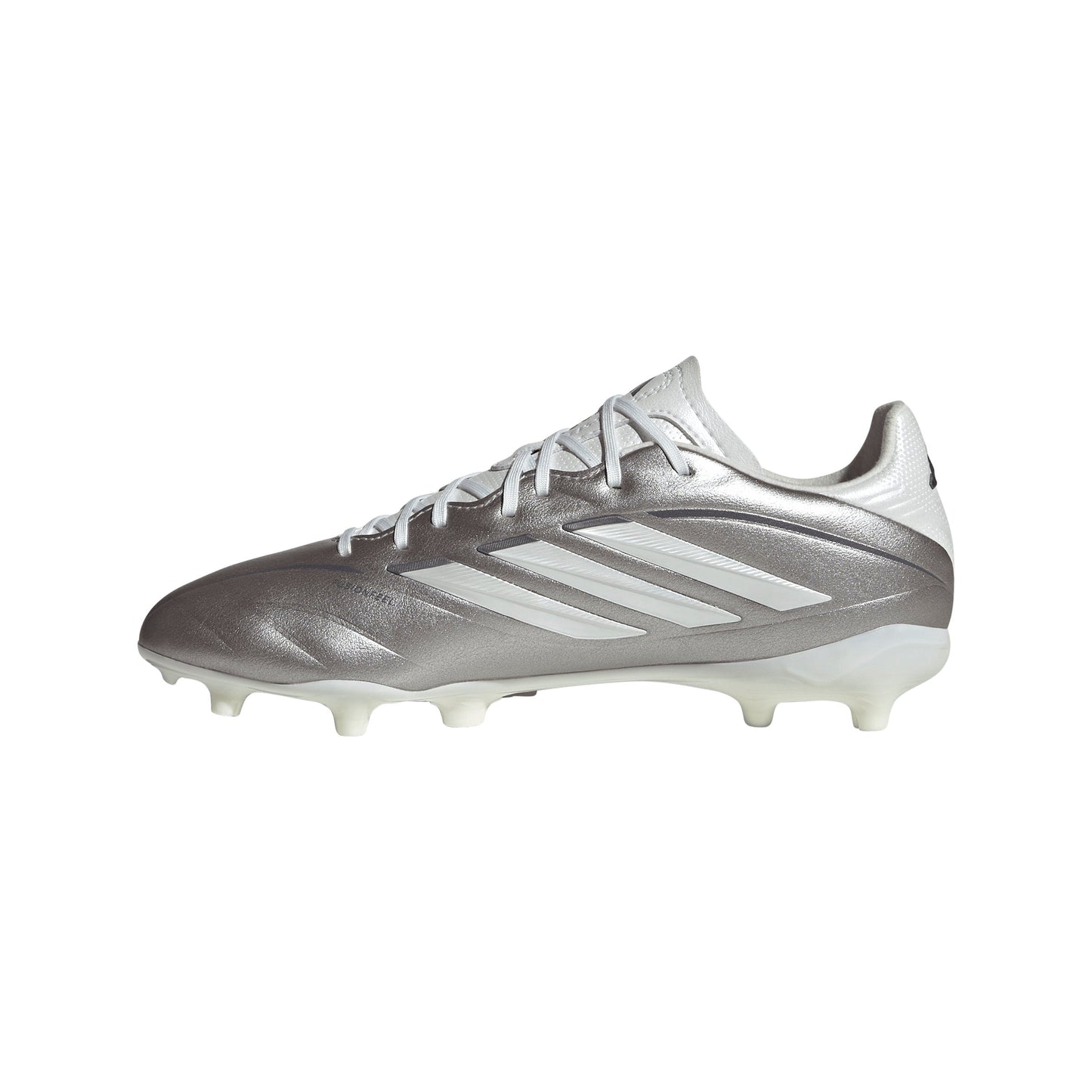 adidas Copa Pure IV League Junior FG Firm Ground Soccer Cleats-Taupe Metallic/ Zero Metallic / Night Metallic