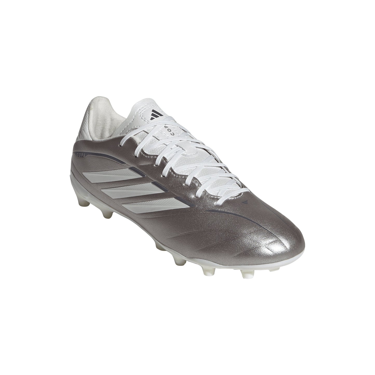 adidas Copa Pure IV League Junior FG Firm Ground Soccer Cleats-Taupe Metallic/ Zero Metallic / Night Metallic