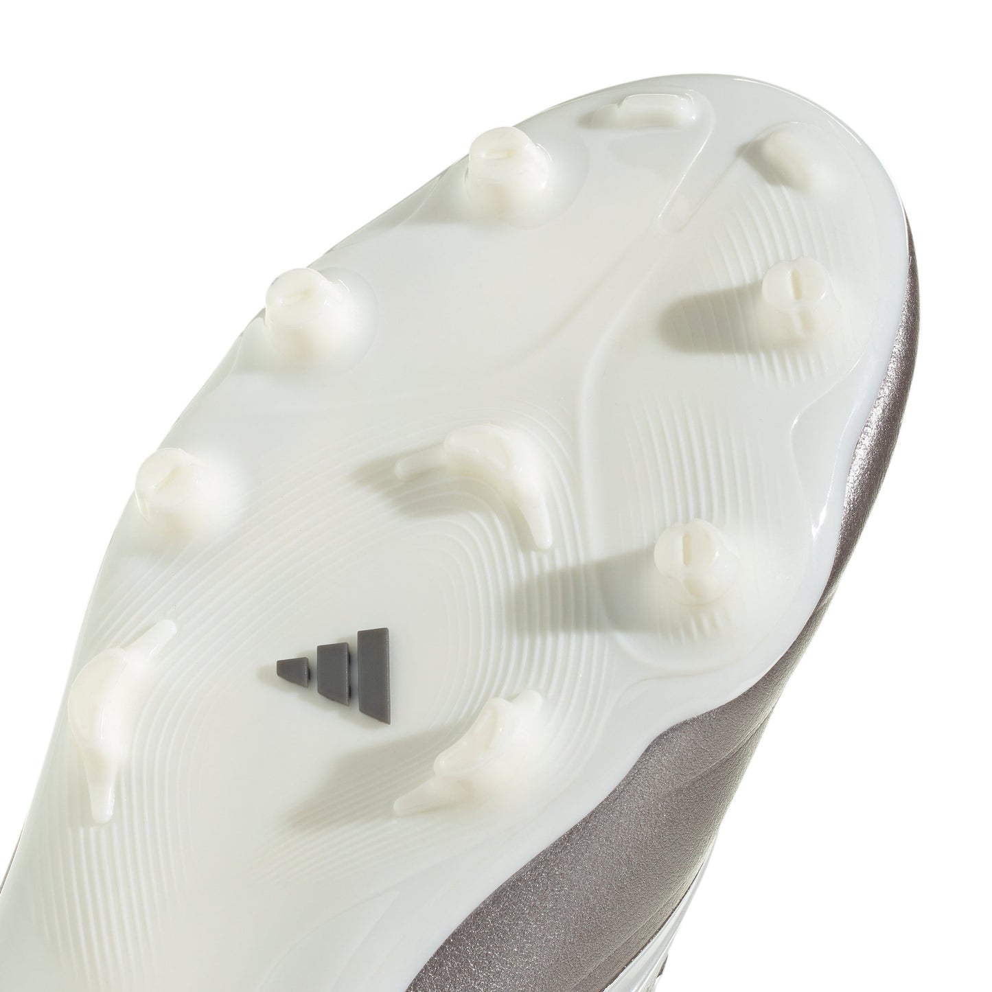 adidas Copa Pure IV League Junior FG Firm Ground Soccer Cleats-Taupe Metallic/ Zero Metallic / Night Metallic
