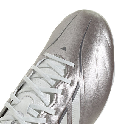 adidas Copa Pure IV League Junior FG Firm Ground Soccer Cleats-Taupe Metallic/ Zero Metallic / Night Metallic