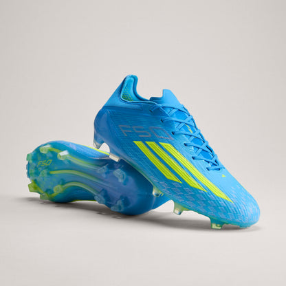 adidas F50 Elite FG Firm Ground Soccer Cleats - Blue/ Lucid Red/ Team Solar