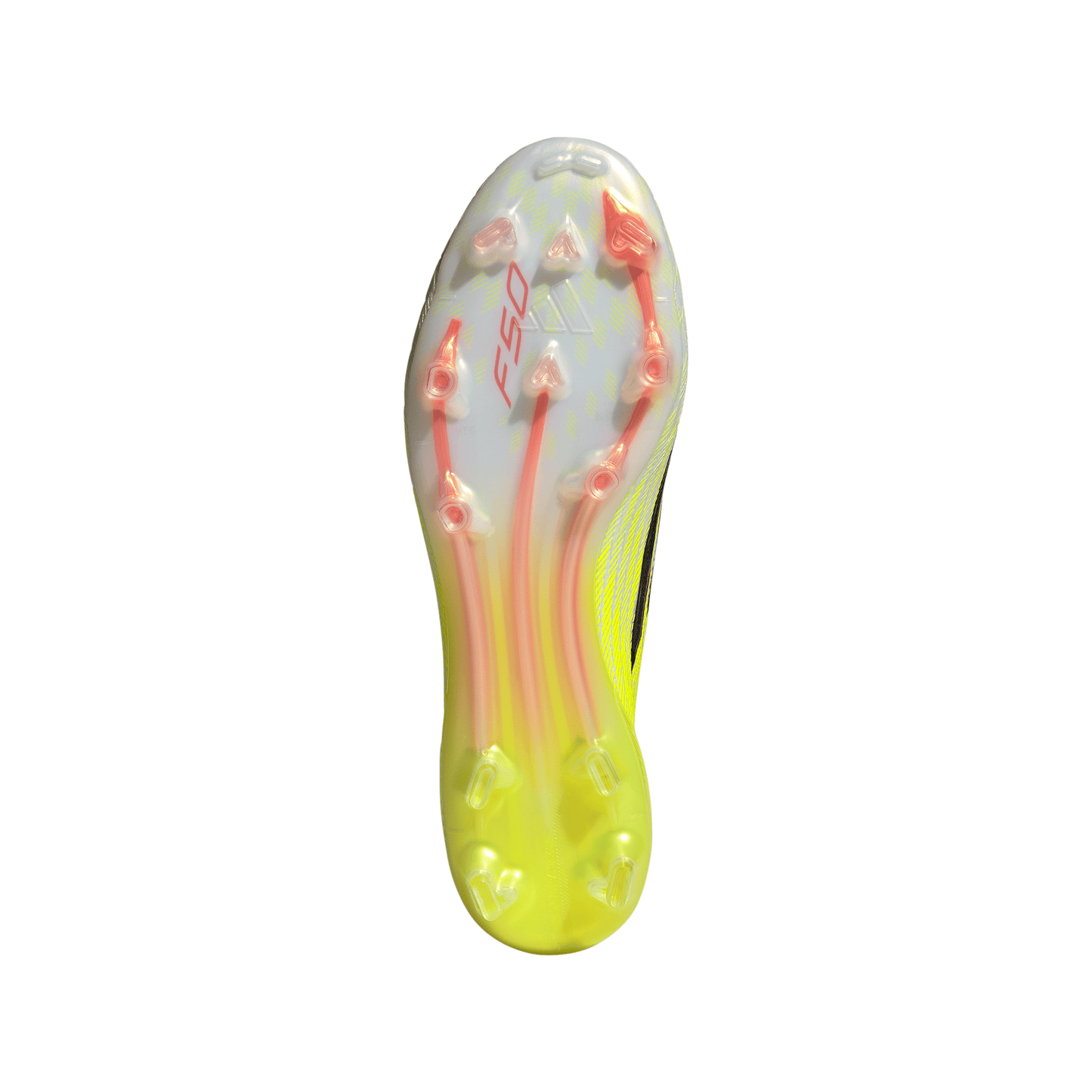 adidas F50 Elite Laceless FG Firm Ground Soccer Cleats- Team Solar Yellow 2 / Core Black / Lucid Red