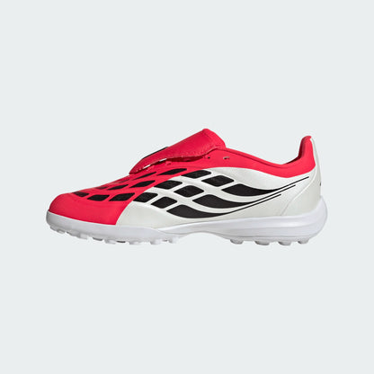 adidas Junior Predator League FT Fold Tongue TF Turf Soccer Shoes - Blue/ Lucid Ray/ Team Solar
