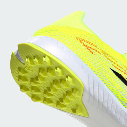 adidas F50 League Laceless TF Turf Shoes - Tesoye/ CBlack/ Lucred