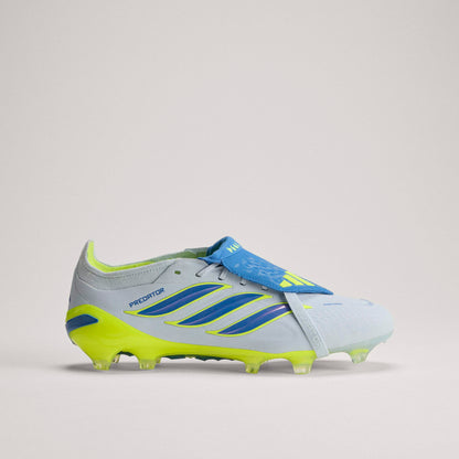 adidas Predator Elite FoldTongue FT FG Firm Ground Soccer Cleats - Blue/ Crystal Sky/ Ray Blue