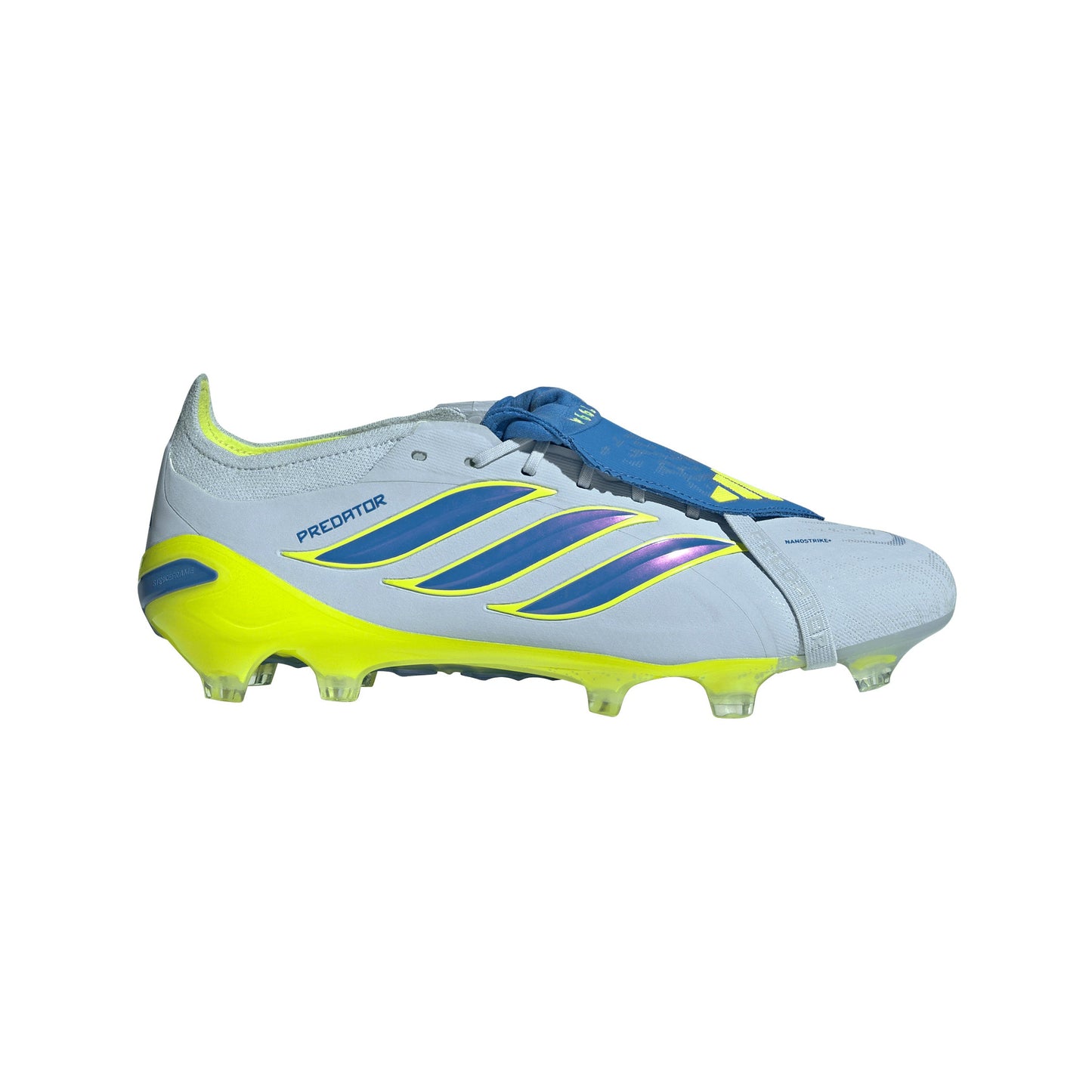 adidas Predator Elite FoldTongue FT FG Firm Ground Soccer Cleats - Blue/ Crystal Sky/ Ray Blue