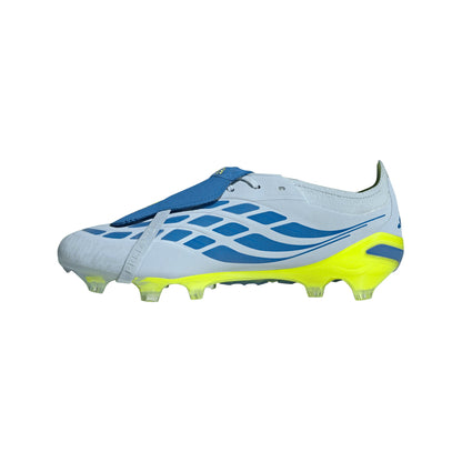 adidas Predator Elite FoldTongue FT FG Firm Ground Soccer Cleats - Blue/ Crystal Sky/ Ray Blue