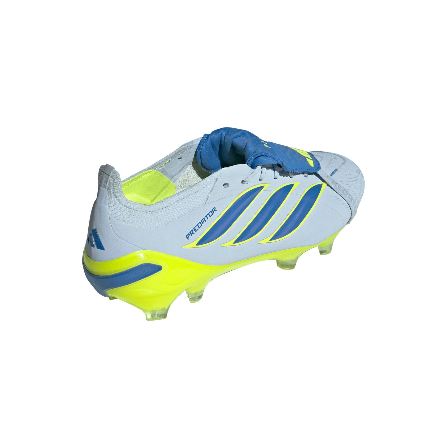 adidas Predator Elite FoldTongue FT FG Firm Ground Soccer Cleats - Blue/ Crystal Sky/ Ray Blue