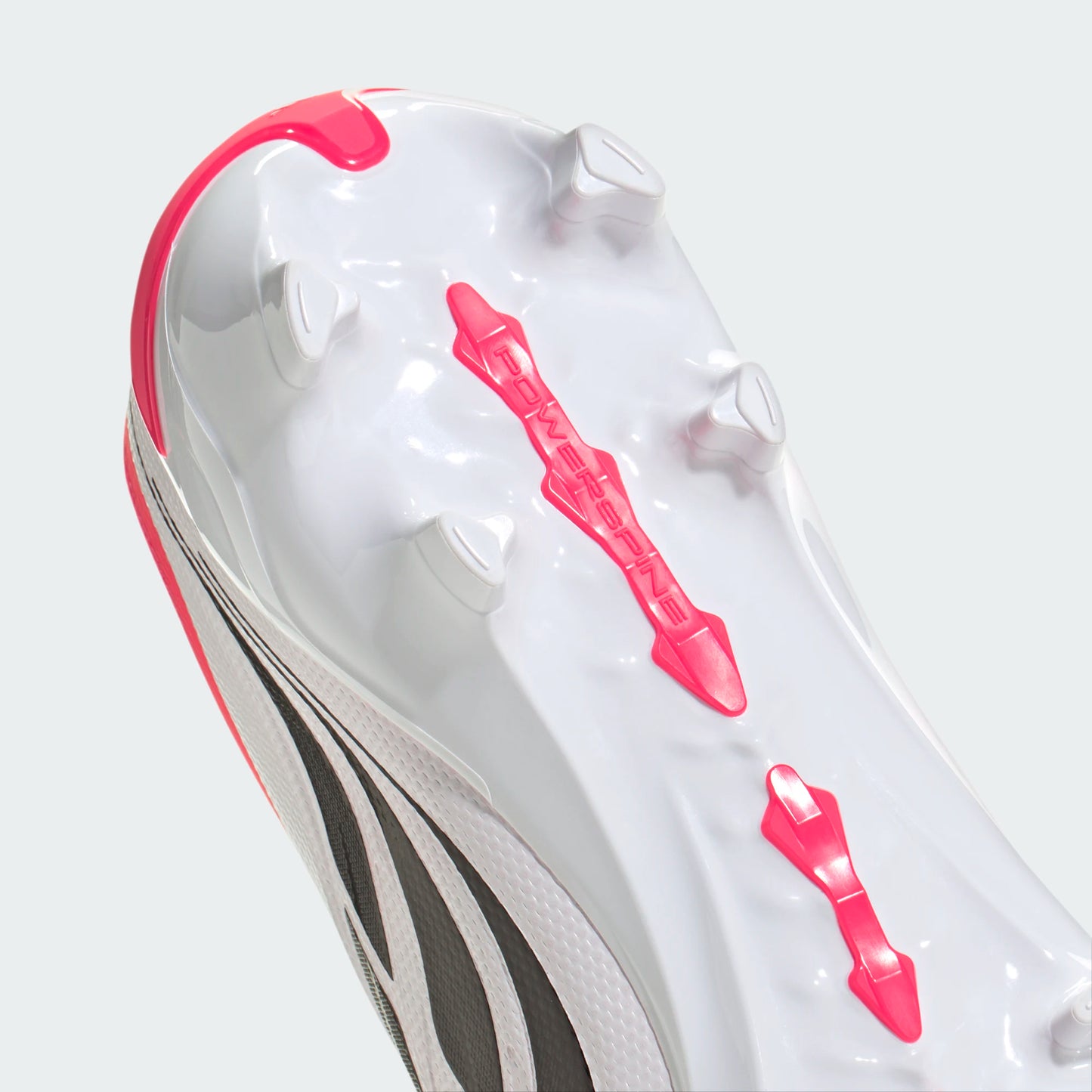 adidas Predator League FoldTongue FT FG Firm Ground Soccer Cleats- Lucid Red / Core Black / Cloud White