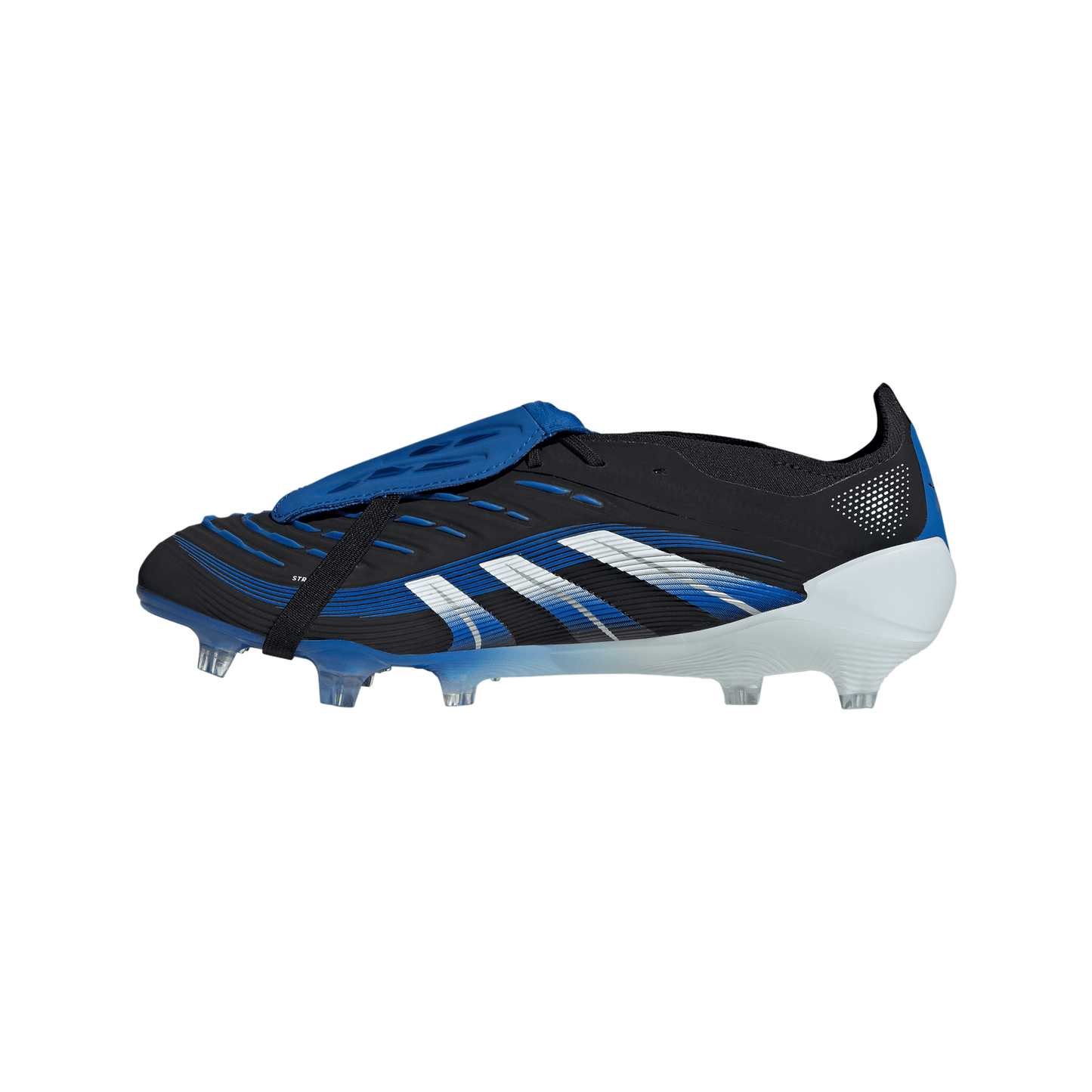 adidas Predator Jude Bellingham Elite FoldTongue FT FG Firm Ground Soccer Cleats- Core Black / Cloud White / Glow Blue