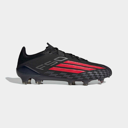 adidas F50 Elite FG Firm Ground Soccer Cleats- Carbon Black/Lucid Red