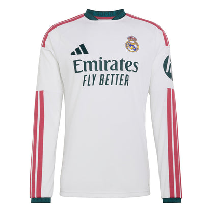 adidas Men's Replica Real Madrid Long Sleeve Home Jersey 2026/2027