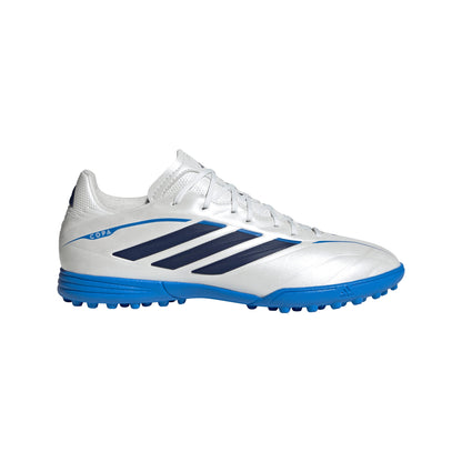 adidas Copa Pure IV League Junior TF Turf Soccer Cleats- Zero Metalic / Dark Blue / Lucid Ray Blue