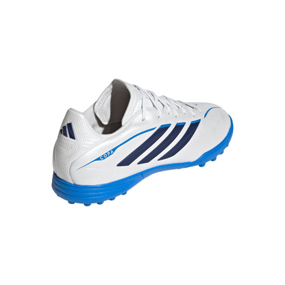 adidas Copa Pure IV League Junior TF Turf Soccer Cleats- Zero Metalic / Dark Blue / Lucid Ray Blue