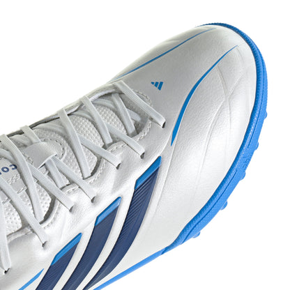 adidas Copa Pure IV League Junior TF Turf Soccer Cleats- Zero Metalic / Dark Blue / Lucid Ray Blue