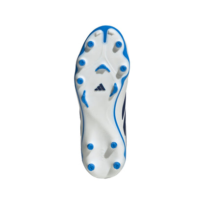 adidas Copa Pure IV League Junior FG Firm Ground Soccer Cleats- Zero Metalic / Dark Blue / Lucid Ray Blue