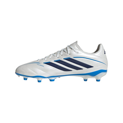 adidas Copa Pure IV League Junior FG Firm Ground Soccer Cleats- Zero Metalic / Dark Blue / Lucid Ray Blue