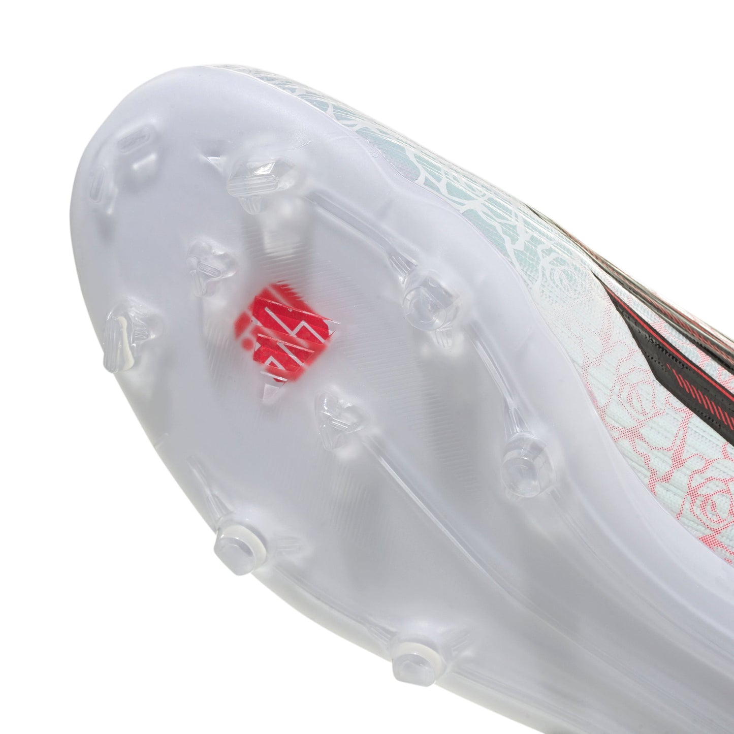 adidas F50 League Laceless Lamine Yamal Kids FG Firm Ground Soccer Cleats- Cloud White / Core Black / Lucid Red