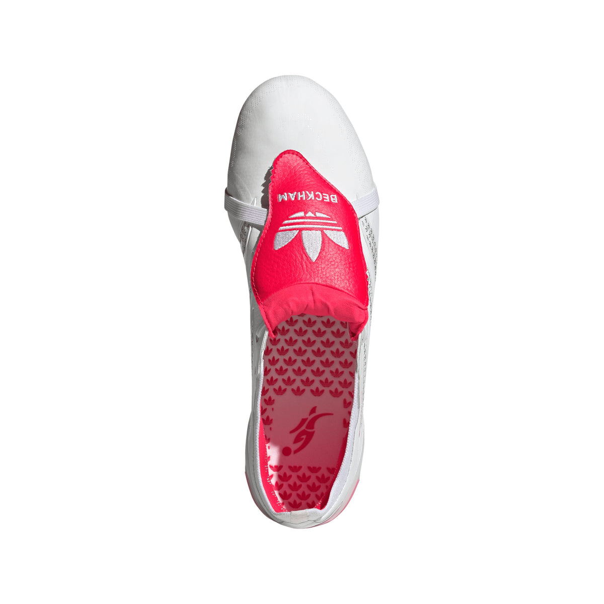 adidas Predator David Beckham Elite FoldTongue FT FG Firm Ground Soccer Cleats-White/Red