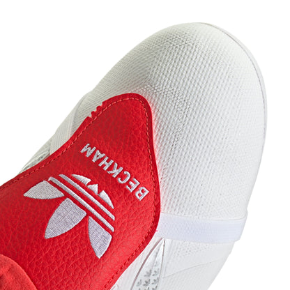 adidas David Beckham Predator League FoldTongue FG Firm Ground Soccer Cleats - White/Red