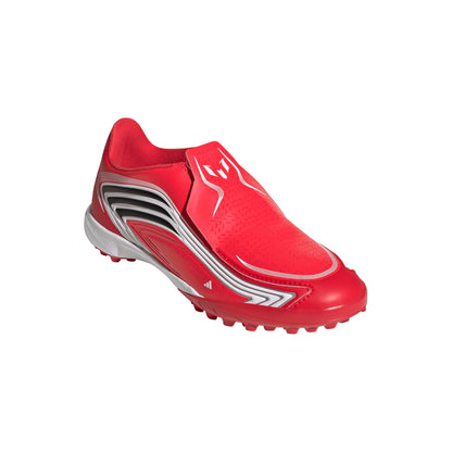 adidas F50 League MESSI LL TF Turf Junior - Lucid Red/ Core Black/ Pure Ruby