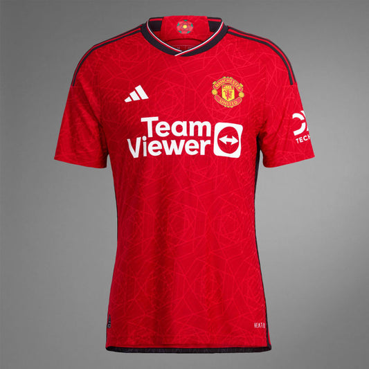 Kid's Replica Adidas Manchester United Home Jersey 23/24
