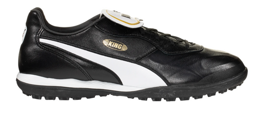 PUMA King Top TT Artificial Turf Shoe - Black/White