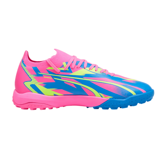 Puma Ultra Match TT Turf- Luminous Pink-Ultra Blue-Yellow Alert