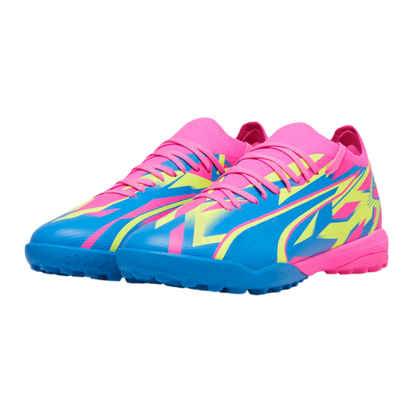 Puma Ultra Match TT Turf- Luminous Pink-Ultra Blue-Yellow Alert