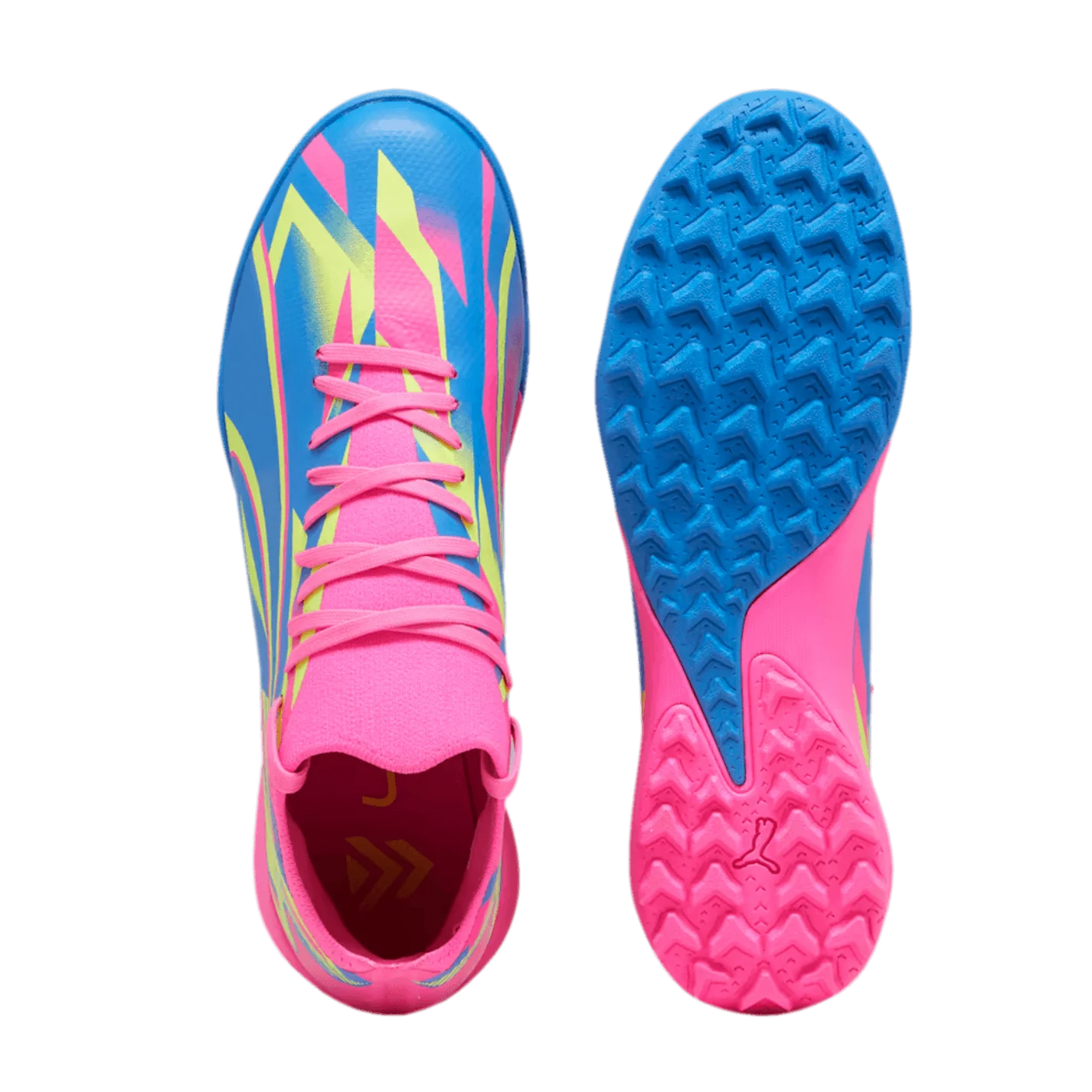 Puma Ultra Match TT Turf- Luminous Pink-Ultra Blue-Yellow Alert