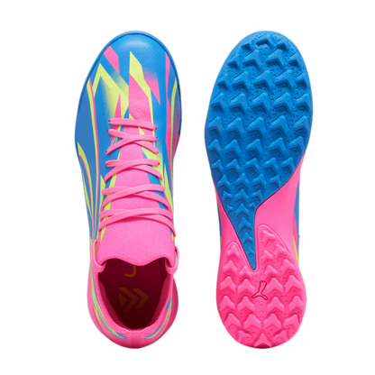 Puma Ultra Match TT Turf- Luminous Pink-Ultra Blue-Yellow Alert