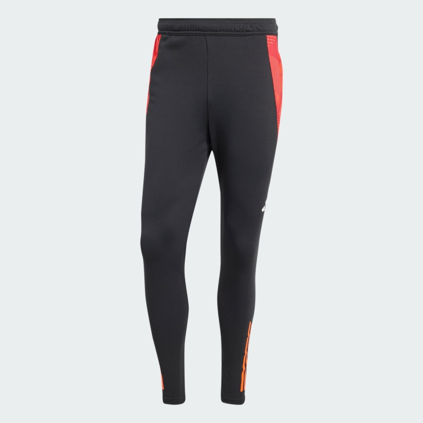 Tiro 24 Mens Competition Training Pants -Black/Red