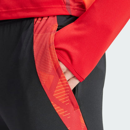 Tiro 24 Mens Competition Training Pants -Black/Red