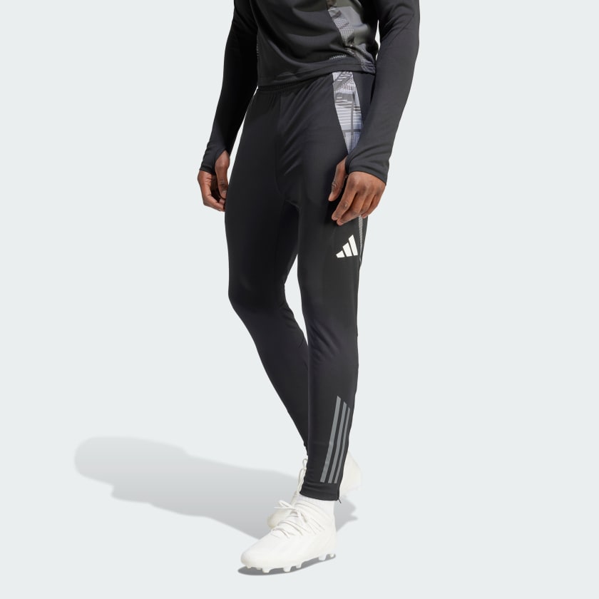 Tiro 24 Mens Competition Training Pants - Black/Team Grey
