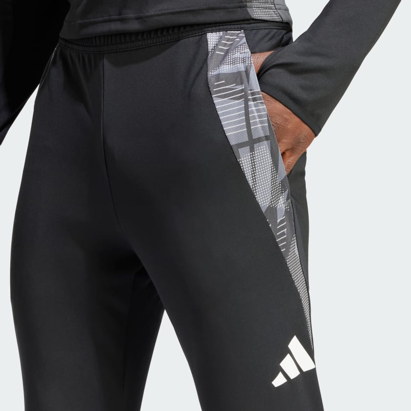 Tiro 24 Mens Competition Training Pants - Black/Team Grey
