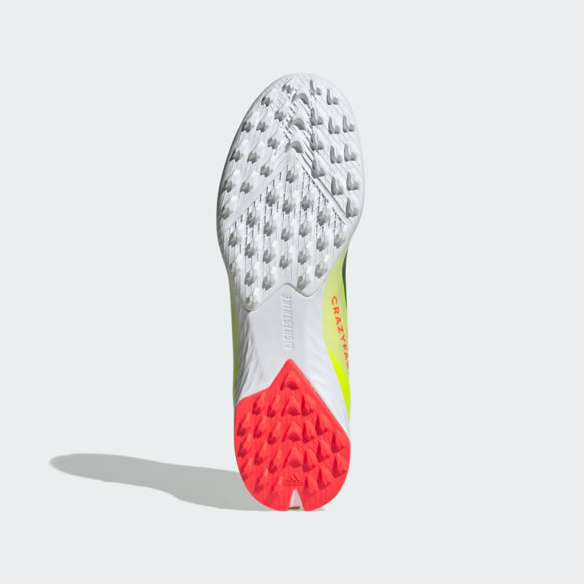 adidas X CrazyFast Elite TF Turf Soccer Cleat - Solar Yellow/Core Black/White