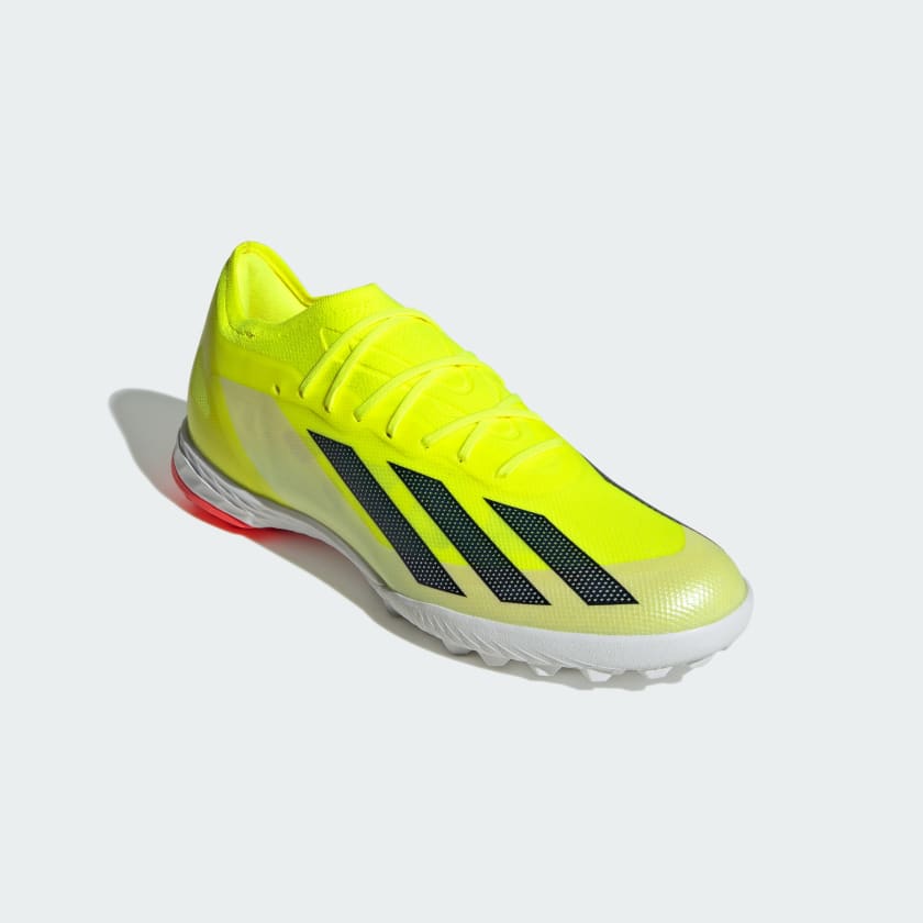 adidas X CrazyFast Elite TF Turf Soccer Cleat - Solar Yellow/Core Black/White