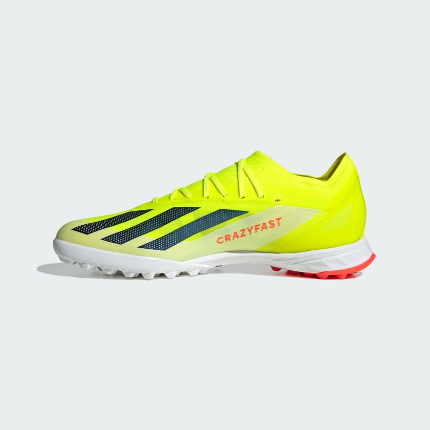 adidas X CrazyFast Elite TF Turf Soccer Cleat - Solar Yellow/Core Black/White