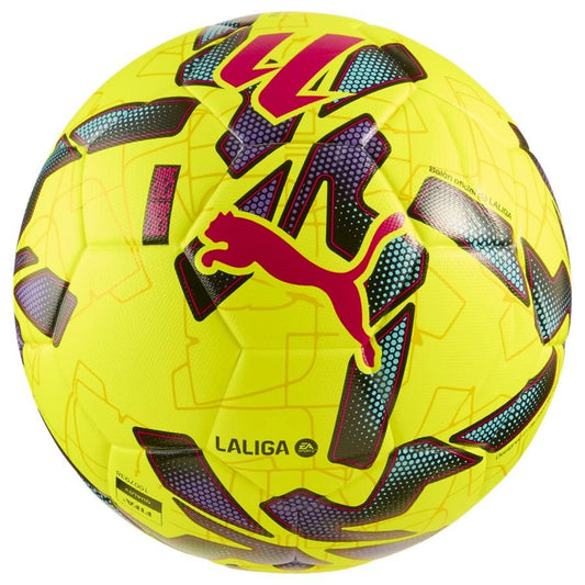 Puma Orbita Match La Liga Soccer Ball- Fluo Yellow
