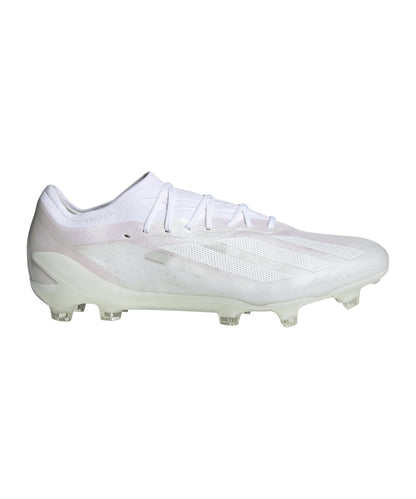 adidas X CrazyFast.1 FG Firm Ground Soccer Cleat - White/White