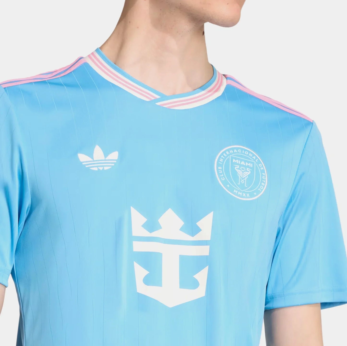 Men's Replica adidas Inter Miami Third Away Jersey with Messi 2025-2026