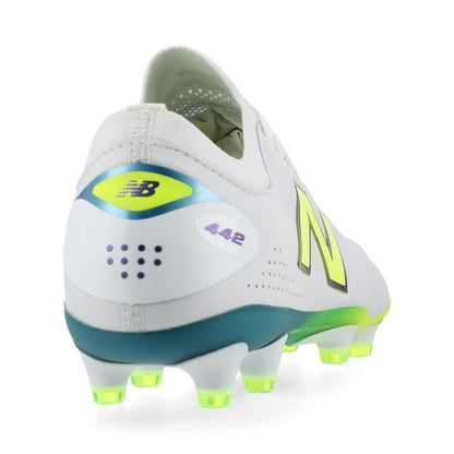 New Balance 442 Elite Knit Fg V3 Firm Ground-  White/Blue/Green