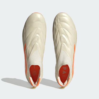 adidas Copa Pure+ FG Soccer Cleats - Off White / Team Solar Orange / Off White