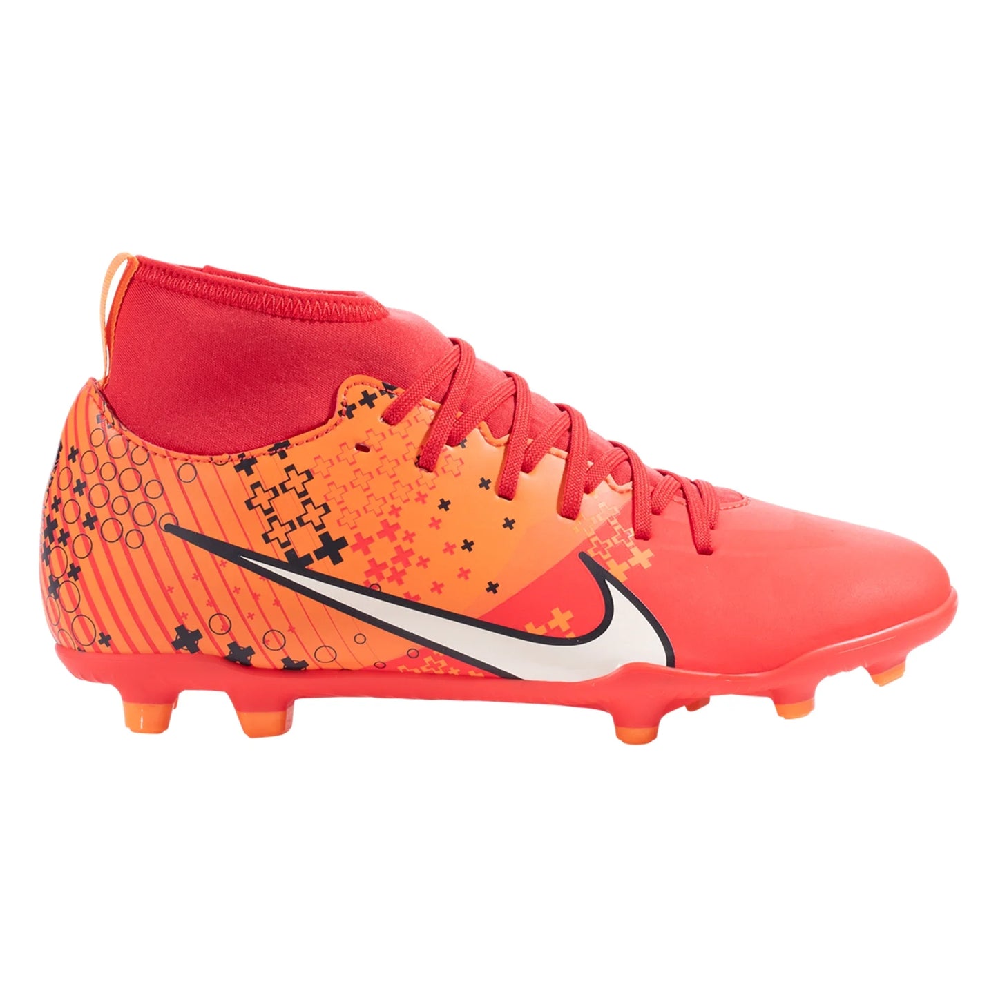 Nike Junior Zoom Mercurial Superfly 9 Dream Speed Club FG/MG Soccer Cleat- Light Crimson/Pale Ivory/Bright Mandarin/Black