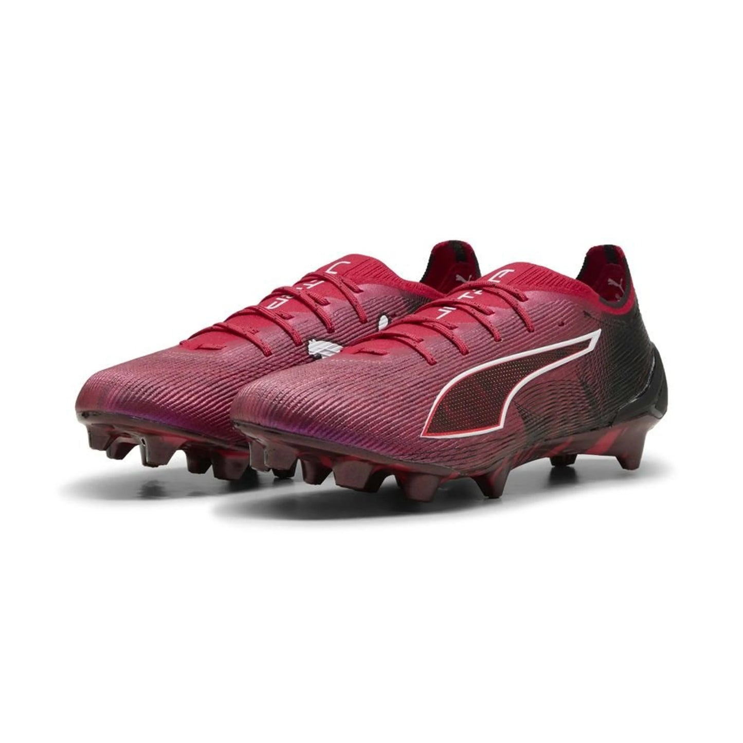 Puma Ultra 6 Ultimate FG/AG Firm Ground Soccer Cleat - Black fast/ Red fire